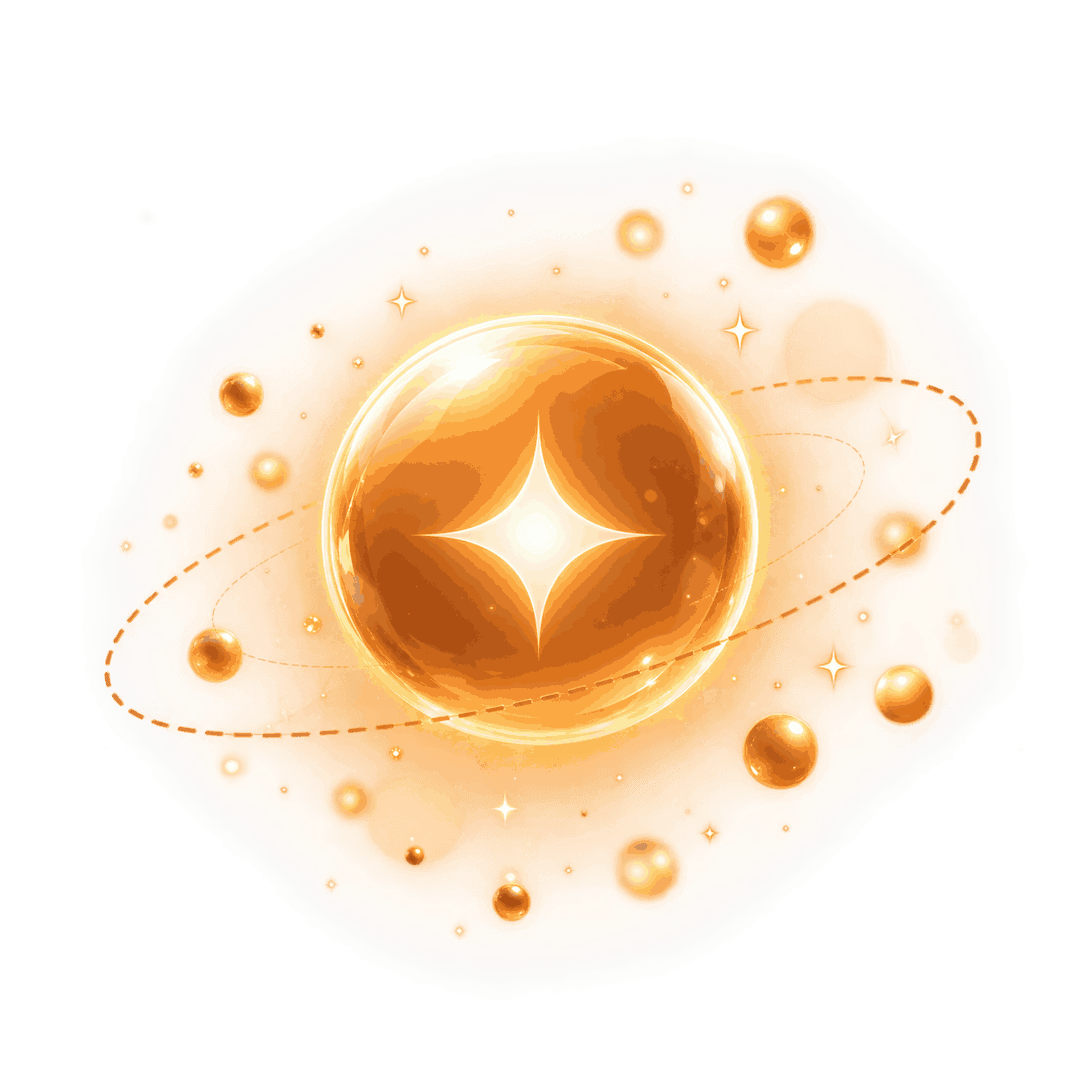 LEXA AI glowing orb