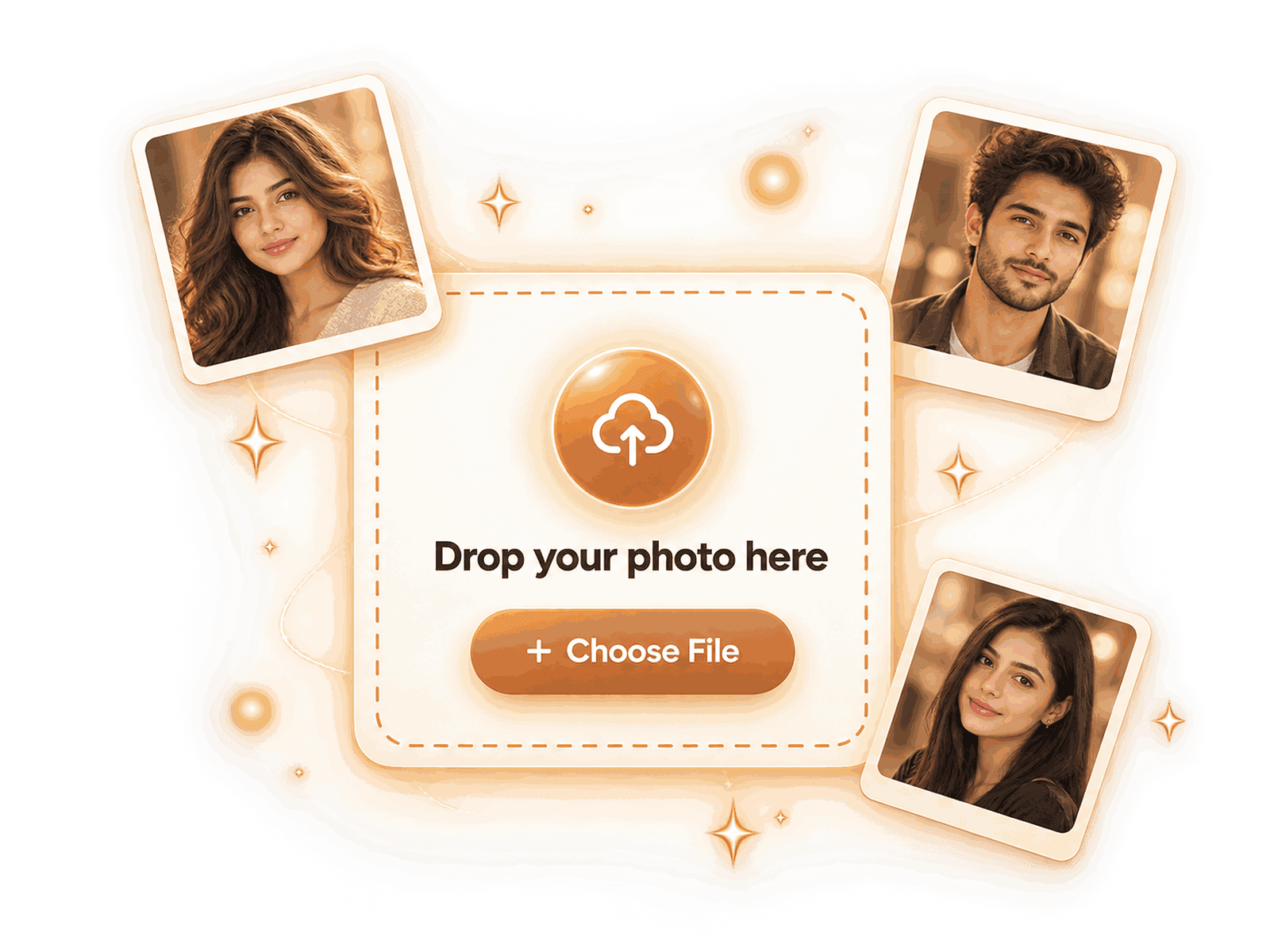 Upload your photo interface